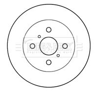 BORG & BECK Тормозной диск BBD4175